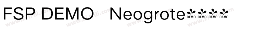 FSP DEMO   Neogrote字体转换